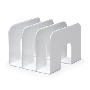 Durable tijdschriftenhouder / kunststof / wit / 215x210x165mm