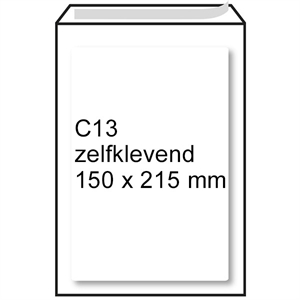 Raadhuis luchtkussen envelop / zelfklevend / C13 / 150mm x 215mm / 100 stuks