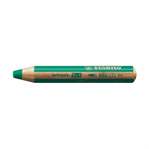Stabilo Woody 3in1 kleurpotlood / groen