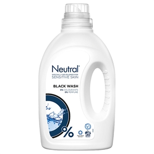 Neutral vloeibaar wasmiddel / zwart / 1 liter / 20 wasbeurten