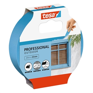 Tesa 56250-00000-03 Professional Outdoor afdekplakband / blauw / 25 mm x 25 m
