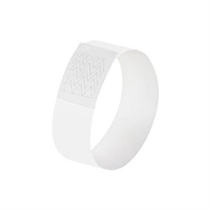 Sigel super soft evenementenbandjes / wit / 120 stuks