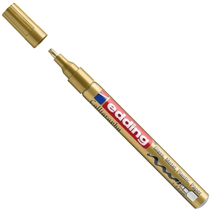 Edding 753 kalligrafiemarker / glanslak marker / goud / beitelvormige punt / 1-2,5 mm