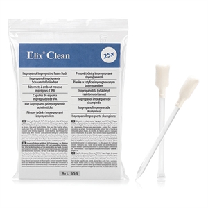Elix reinigingsstaafjes met Isopropanol / 25 stuks