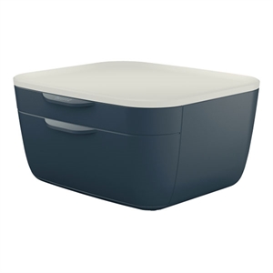Leitz 53570089 Cosy ladeblok / fluweel grijs / 2 laden