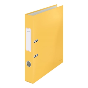 Leitz Cosy ordner soft touch / A4 / karton / warm geel / 350 vel