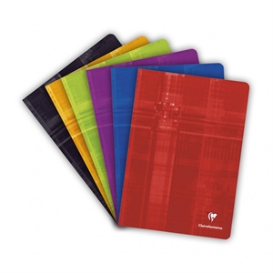 Clairefontaine schrift assorti / A4 / geruit (10 mm) / 40 vel / 10 stuks