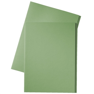 Esselte inlegmap / karton / 10 mm overslag / folio / groen / 100 stuks
