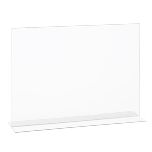 Deflecto DE47701 folderhouder staand / A4 / polystyreen / transparant / T-voet