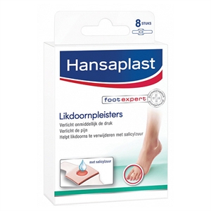 Hansaplast likdoornpleisters / voeten / 8 stuks