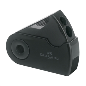 Faber-Castell puntenslijper / opvangbakje / zwart