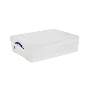 Really Useful Box opbergdoos / polypropyleen / transparant / 70 liter