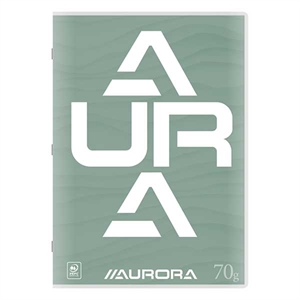 Aurora 36LQ5/G schrift / A4 / geruit / 70 gr. / 36 vel / groen