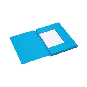 Jalema Secolor 3-klepsmap / A4 / colorkraft karton / blauw / 25 stuks