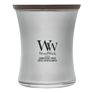 Woodwick Medium Hourglass geurkaars / Candescent Coast / 275 gram