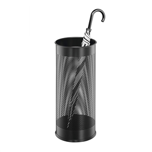 Durable 335001 paraplubak / geperforeerd / metaal / zwart / 28,5 liter