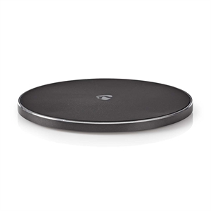 Nedis draadloze oplader / QI / ABS / zwart