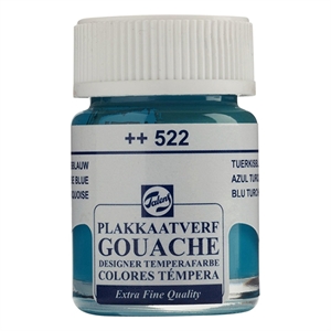 Royal Talens 08165222 gouache / extra fijn / turkooisblauw / 16 ml