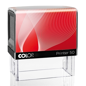 Colop printer 50 tekststempel personaliseerbaar / zwart