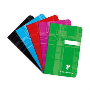 Clairefontaine Metric notitieboek assorti / 90 x 140 mm / geruit / 48 vel / 10 stuks