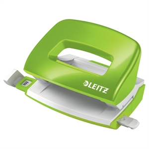 Leitz 5060 WOW mini perforator / metaal / groen / 2-gaats / tot 10 vel