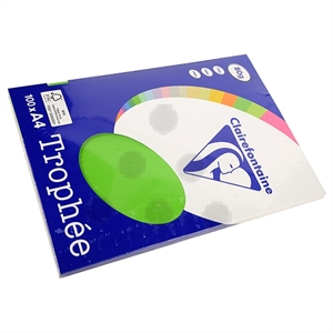 Clairefontaine papier / grasgroen / A4 / 80 gr. / 100 vel
