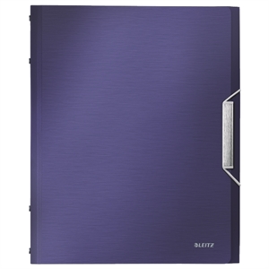 Leitz 3995 Style sorteermap / titanium blauw / 6 tabs