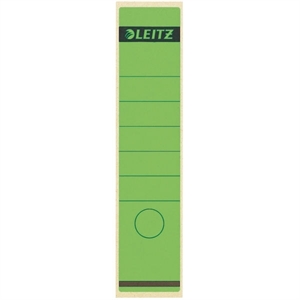 Leitz 1640 rugetiketten / groen / zelfklevend / breed / 61 mm x 285 mm / 10 etiketten