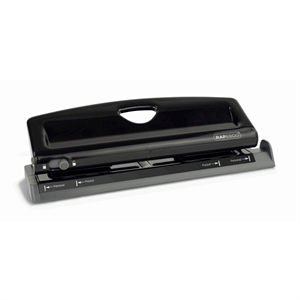 Rapesco 1725 perforator / zwart / metaal / tot 9 vel / 6-gaats