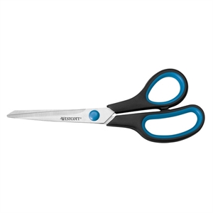 Westcott schaar easy grip / kantoorschaar / zwart / softgrip / 21 cm