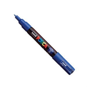 POSCA PC-1MC verfmarker / donkerblauw / conische punt / 0,7 - 1 mm