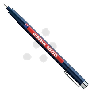 Edding 1800 profipen / fineliner / zwart / 0,5 mm