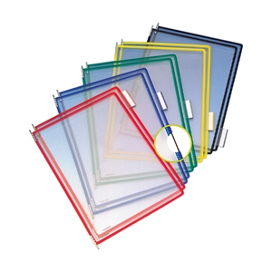 Tarifold 114009 zichtmappen / A4 / assorti / 10 stuks