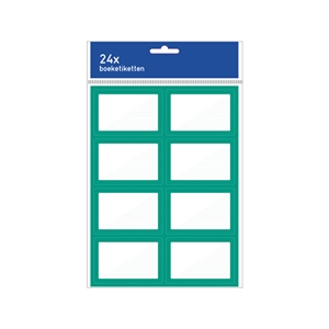 Kangaro K-58133 boeketiketten / groen / 24 stuks
