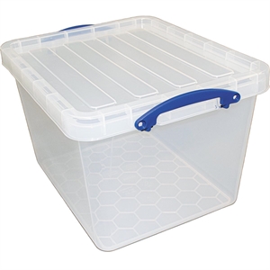 Really Useful Box opbergdoos / polypropyleen / transparant / 40 liter