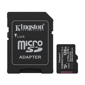 Kingston Canvas Select Plus Gen3 Micro SDXC geheugenkaart / inclusief adapter / 128GB