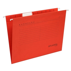 Atlanta Euroflex verticale hangmap / A4 / V-bodem / rood / 25 stuks