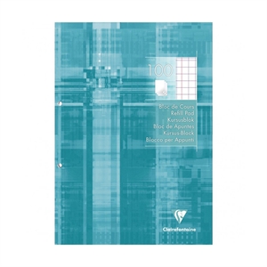 Clairefontaine 5814C cursusblok / A4 / gelinieerd / 90gr. / 100 vel