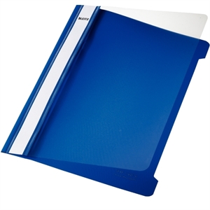 Leitz 4197 snelhechter / A5 / pvc / blauw / tot 250 vel / 25 stuks