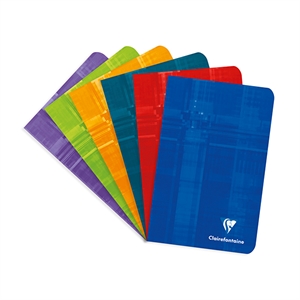 Clairefontaine Metric notitieboek assorti / 110 x 170 mm / geruit / 48 vel / 10 stuks