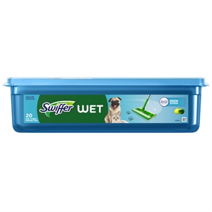 Swiffer Sweeper Huisdier navulling / vochtig / citroen / 20 stuks