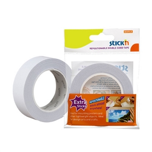 Stick'n herpositioneerbare tape  / dubbelzijdig / 25 mm x 12 m
