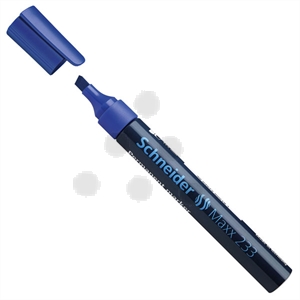Schneider 233 permanent marker / blauw / schuine punt / 1-5 mm
