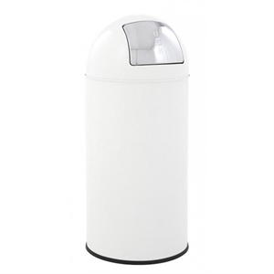 EKO Push afvalbak / wit / 40 liter