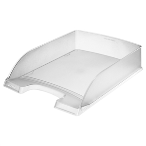 Leitz 5227 brievenbak plus / middel hoog / transparant / 5 stuks