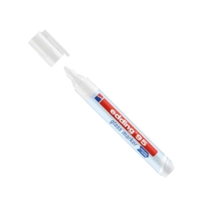 Edding 95 glassboard marker / ronde punt / wit / 1,5 - 3 mm