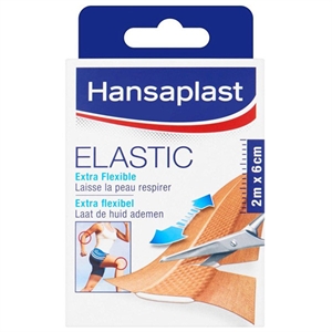 Hansaplast pleisters / Elastic / 2 m x 6 cm
