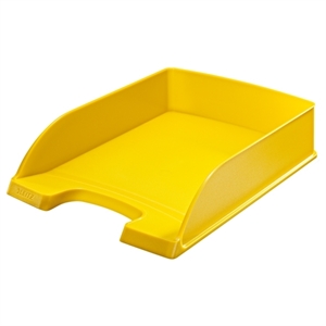 Leitz 5527 brievenbak plus / middel hoog / geel / 5 stuks