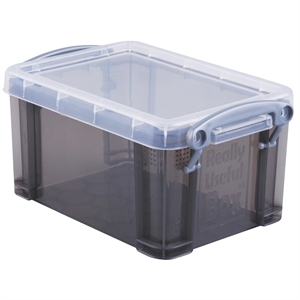 Really Useful Box opbergdoos / polypropyleen / transparant smoked / 0.7 liter