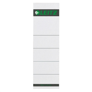 Leitz 1607 rugetiketten / breed / karton / 57 mm x 191 mm / 10 etiketten